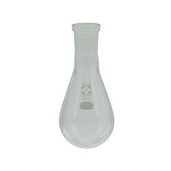柴田科学 SPCなす形フラスコ　50mL (1個)(0301201950) 目安在庫=△の通販は 5,447円