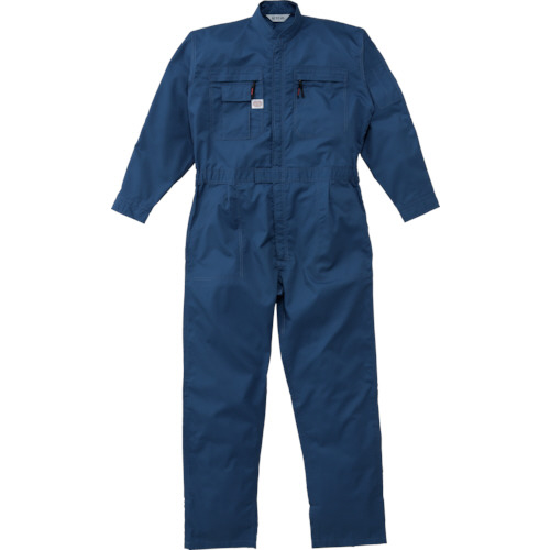 山田辰 ツナギ服 Mサイズ ネイビーブルー 1着(5750-NB-M) 取り寄せ商品
