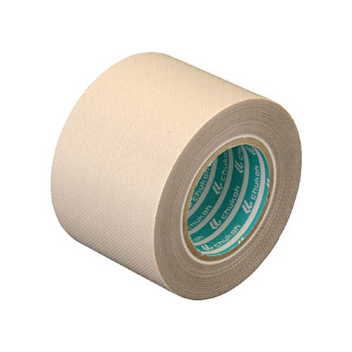 中興化成工業 チューコーフロー 性能向上ふっ素樹脂粘着テープ ガラスクロス 0.24-25×1 1巻(AGF10124X25) 目安在庫=○