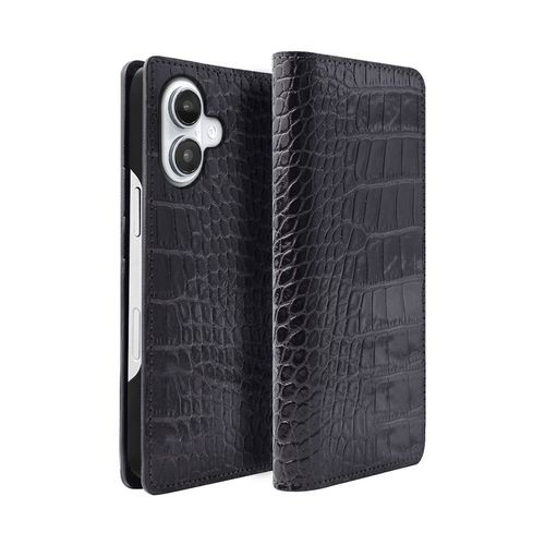 ａｂｂｉ SIGNATURE LIPARI イタリアンレザー MagSafe対応ダイアリーケース for iPhone 16 ブラック AB(ABS27347i16) 仕入先在庫品