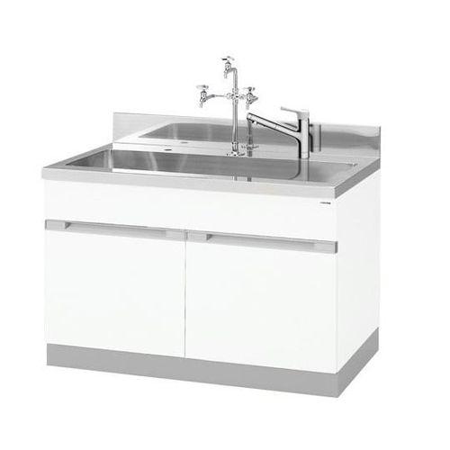 アズワン 流し台 (電気温水器内蔵) 1200×750×800(930)mm (1台)(1-9100-11) 取り寄せ商品 369,110円