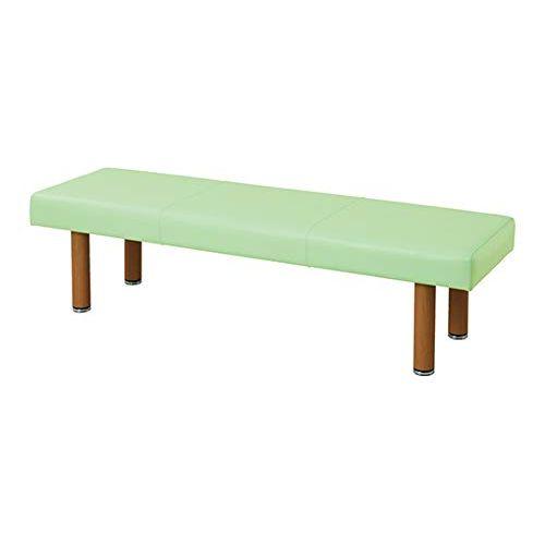 ナビス（アズワン） ロビーベンチ（背無し・木目調） ライムグリーン (1台)(1200SN-LG) 取り寄せ商品