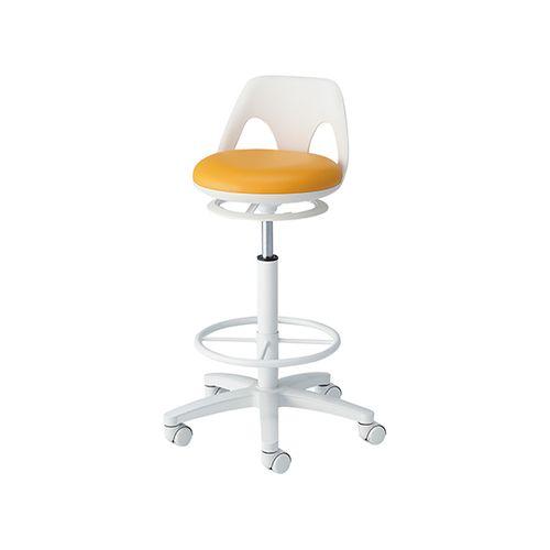 ナビス（アズワン） ナースチェア（ラクーン） リング付き オレンジ (1個)(NV-RO) 取り寄せ商品 23,017円