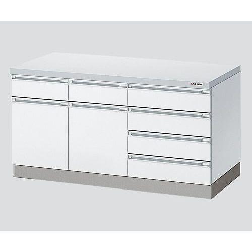アズワン サイド実験台 ホワイト・木製タイプ 1200×750×800 (1台)(3-1282-11) 取り寄せ商品