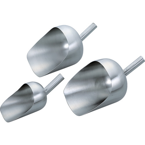 スギコ産業 18-8ステンレス粉スコップ 1個(SH-915SS) 目安在庫=○