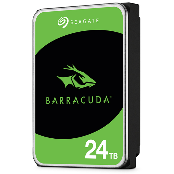 Seagate Seagate BarraCuda 3.5 24TB 内蔵HDD メーカー2年保証 SATA 6.0Gb/s 512MB (ST24000DM001) 取り寄せ商品