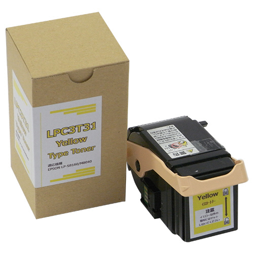 トナーカートリッジ LPC3T31Y 汎用品 イエロー 1個(LPC3T31Yﾊﾝﾖｳﾋﾝ) 取り寄せ商品