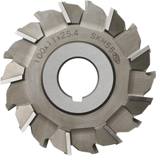 フクダ精工 千鳥刃サイドカッター 125×6×25.4 1枚(SSC-125X6X25.4) 目安在庫=○