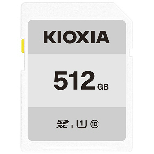 キオクシア EXCERIA BASIC SDXC UHS-Iメモリカード 512GB 1枚(KCA-SD512GS) 取り寄せ商品