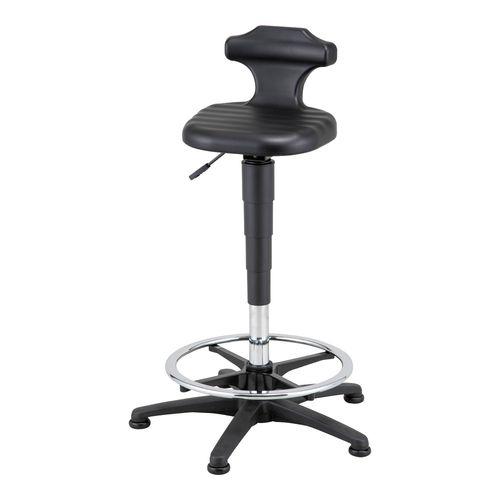 LLG　Labware ラボスタンディングチェアー フットリング付き (1個)(4-4197-02) 取り寄せ商品