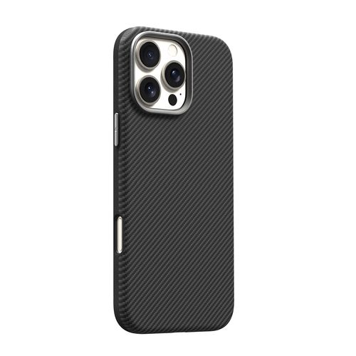 araree PELLIS MagSafe対応レザーケース for iPhone 16 Pro Max カーボン(AR27142i16PM) 仕入先在庫品