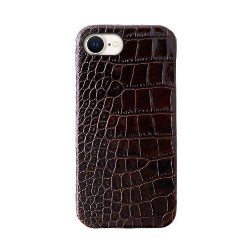 abbi SIGNATURE LIPARI イタリアンレザー MagSafe対応バックカバー for iPhone 16e ダークブラウン(ABS27522i16E) 取り寄せ商品