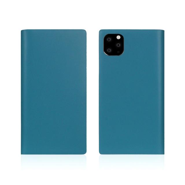 ＳＬＧ Ｄｅｓｉｇｎ iPhone 11 Pro Calf Skin Leather Diary ブルー(SD17886i58R) 取り寄せ商品