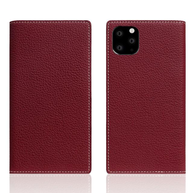 SLG Design iPhone 11 Pro Max Full Grain Leather Case バーガンディローズ(SD17956i65R) 仕入先在庫品