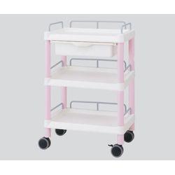 ナビス（アズワン） モバイルイージーカート（ガード枠付き） 引出しあり 3段 532×368×855 ME(ME11FH) 目安在庫=○の通販は