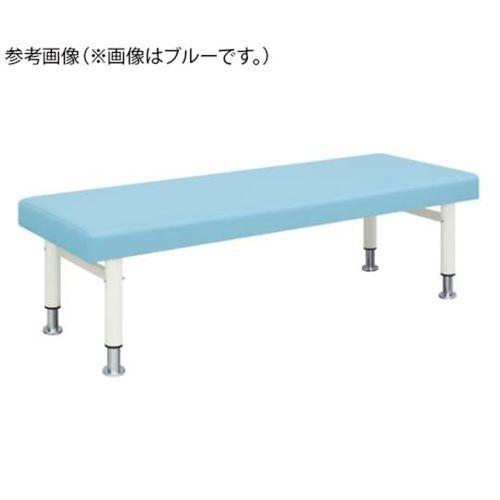 ナビス（アズワン） 診察台（五段階調節式） 幅70×長さ180×高さ50〜60cm マット・クリーム 脚(7018-CW) 取り寄せ商品