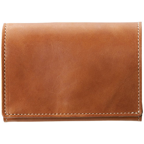 made in underground osaka.japan ヌメ革折り財布 キャメル(K51002315) 取り寄せ商品