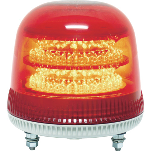 日惠製作所 ニコモア VL17R型 LED回転灯 170パイ 赤 1台(VL17M-024AR) 取り寄せ商品