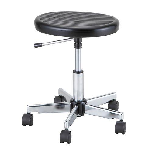 アズワン クリーンルーム用チェアー 背無し リング無し (1個)(4-3766-01) 目安在庫=△