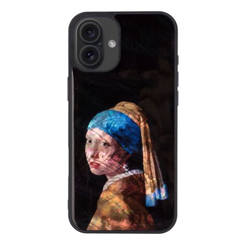 ikins 天然貝ケース for iPhone 16 Plus 真珠の耳飾りの少女(I27091i16PL) 仕入先在庫品