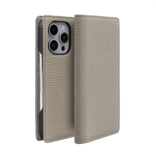 ａｂｂｉ シュランケンカーフ MagSafe対応ダイアリーケース for iPhone 16 Pro グレ(ABS27301i16PR) 取り寄せ商品