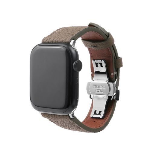 abbi SIGNATURE シュランケンカーフバンド for Apple Watch 49/46/45/44mm エトープ(ABS27679AW) 取り寄せ商品