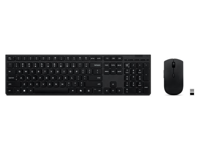 レノボ・ジャパン プロ ワイヤレス 充電式 キーボード&amp;マウス - 英語(4X31R64316) 取り寄せ商品