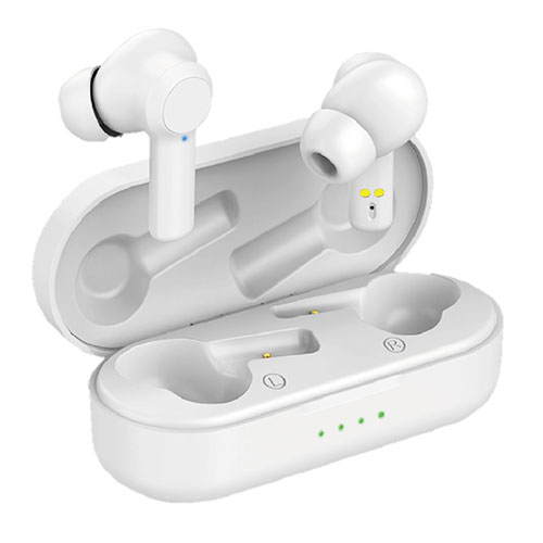 Lazos 【20個セット】 Lazos 独立型 Bluetooth イヤホン ホワイト(L-TWS-WX20) 取り寄せ商品