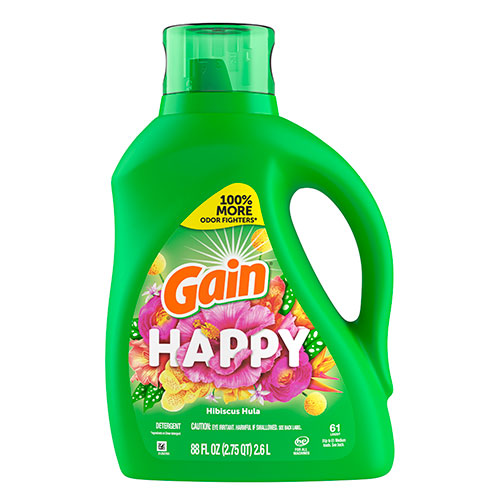 P&G 【4本セット】 P&G 洗濯用洗剤 ゲインリキッドハッピー ハイビスカスフラ Gain LQ Happy Hibiscus Hula(IPG0837X4) 取り寄せ商品