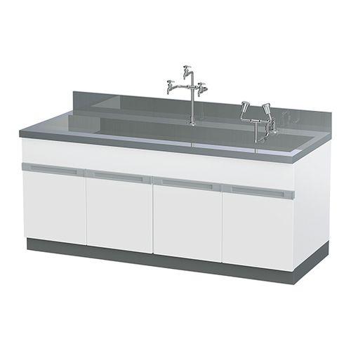 アズワン 流し台（緊急用洗眼器付き） (1台)(4-1148-03) 取り寄せ商品