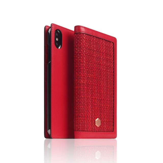 ＳＬＧ Ｄｅｓｉｇｎ iPhone XS Max Edition Calf Skin Leather Diary レッド(SD13746i65) 仕入先在庫品 10,449円