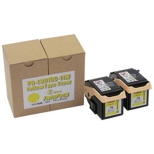 トナーカートリッジ PR-L9010C-11W 汎用品 イエロー 1箱(2個)(PR-L9010C-11Wﾊﾝﾖｳﾋﾝ) 目安在庫=○