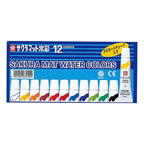 ARTEC 【12色×10セット】  サクラマット水彩ラミネートチューブ 5cc(ATC10404X10) 取り寄せ商品