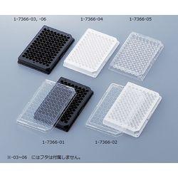 Thermo Scientific Nunc マイクロウェルプレート(96穴)・フタ付き 細胞培養処理 ホワイト 136101 取り寄せ商品