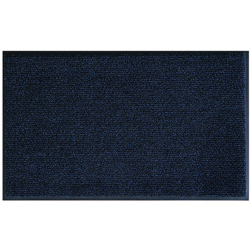 クリーンテックス・ジャパン 玄関マット アイアンホース(ストライプ) 900×1500mm ブルー･ブラック 1枚(BY00022) 取り寄せ商品