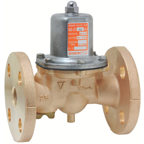 ヨシタケ 水用減圧弁 二次側圧力(B) 50A 1台(GD-27-NE-B-50A) 取り寄せ商品