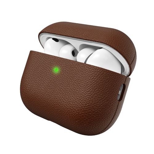 KeyBudz Artisan イタリアン本革ケース for AirPods Pro 3 ナチュラルブラウン(KB28314APP3) 仕入先在庫品