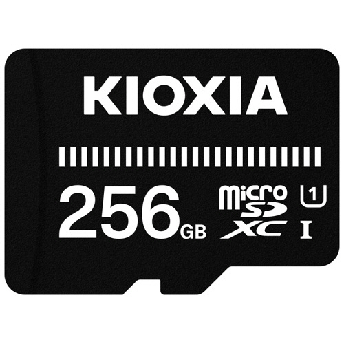 キオクシア EXCERIA BASIC microSDXCメモリカード 256GB 1枚(KCA-MC256GS) 取り寄せ商品