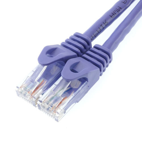HORIC 5個セット  LANケーブル UTP カテゴリー6A 10m パープル(LC100-515RBX5) 取り寄せ商品