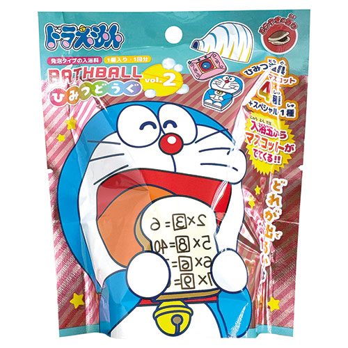 ノルコーポレーション 【1ケース(24個入)】 バスボール 発泡タイプの入浴剤 ドラえもんひみつ道具2(OBDOB0801X24) 取り寄せ商品