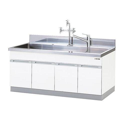 アズワン 流し台 (電気温水器内蔵) 1800×750×800(930)mm (1台)(1-9100-13) 取り寄せ商品