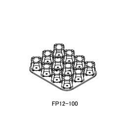 アズワン シェイキングインキュベーター用 フラスコ用ホルダー（100〜150mL） FP12-1(FP12-100) 取り寄せ商品