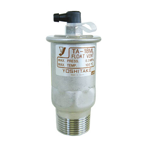 ヨシタケ ステンレス鋼製冷温水用空気の状態抜弁 20A 1台(TA-18ML-20A) 取り寄せ商いもの