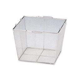 アズワン ステンレス角型洗浄カゴ（テーパ付き） 400角（320角）×300mm 特大 (1個)(4580110239119) 取り寄せ商品