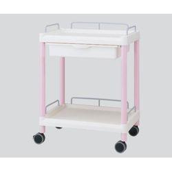 ナビス（アズワン） モバイルイージーカート（ガード枠付き） 引出しあり 2段 651×447×810 ME(ME21EH) 取り寄せ商品