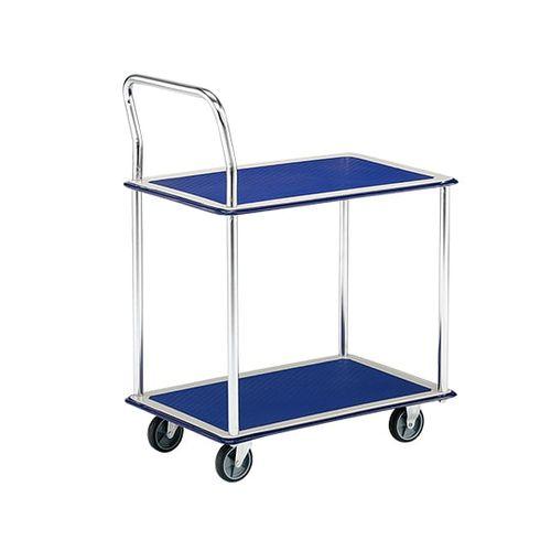 スチール台車 耐荷重150kg 725×470×785mm 組立式 SHTW150 (1台) 取り寄せ商品