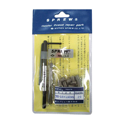 日本スプリュー スプリュー リペアパックM6-1.0 1セット(REPAIRM610) 取り寄せ商品 15,216円