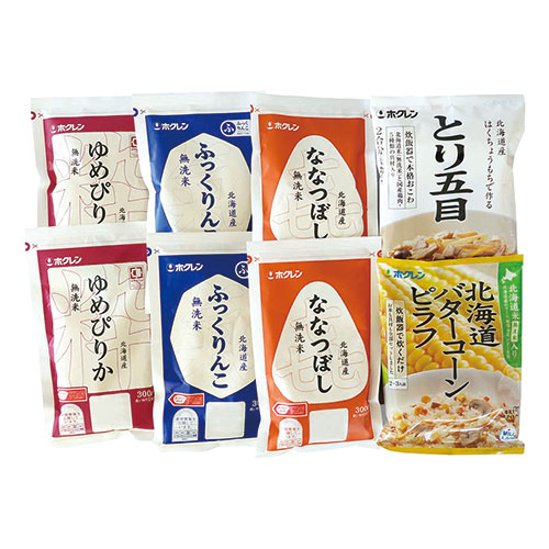 味彩 味彩 旬彩米ギフト 【無洗米ゆめぴりか・無洗米ふっくりんこ・無洗米ななつぼし・とり五目おこわ・バターコーンピラフ】  (FUJI-010475242) 取り寄せ商品