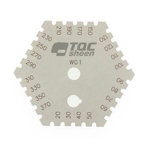 TQC Sheen 角形ウェットフィルム膜厚計 測定範囲：20〜370μm (1個)(4-4771-01) 取り寄せ商品