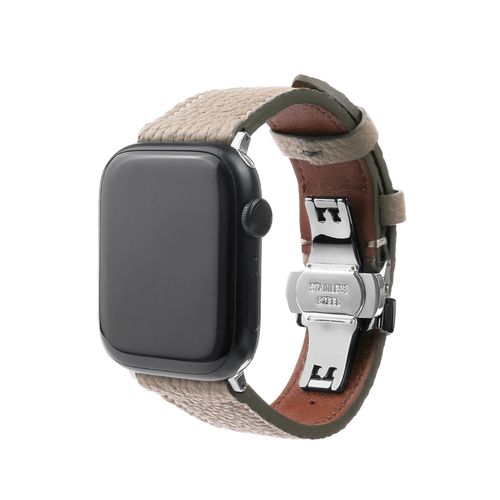 abbi SIGNATURE シュランケンカーフバンド for Apple Watch 49/46/45/44mm グレージュ(ABS27681AW) 仕入先在庫品